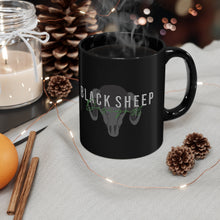 Load image into Gallery viewer, BLACK SHEEP DESIGNS Black Mug 11oz
