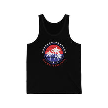 Load image into Gallery viewer, Red White and Chill Unisex Jersey Tank
