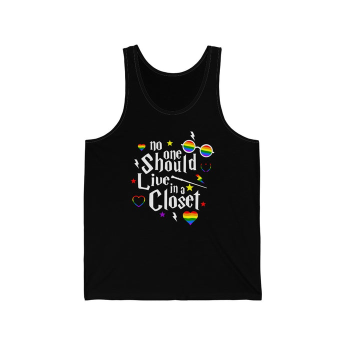 Pride Harry Potter Closet Unisex Jersey Tank