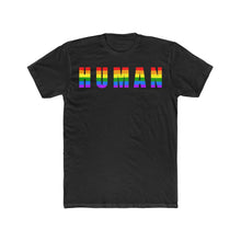 Load image into Gallery viewer, Pride HUMAN Men&#39;s Cotton Crew Tee
