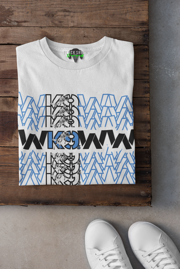 WK9WW Working K9s Worldwide REPETITION T-shirt