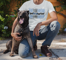 Load image into Gallery viewer, WK9WW Working K9s Worldwide REPETITION T-shirt
