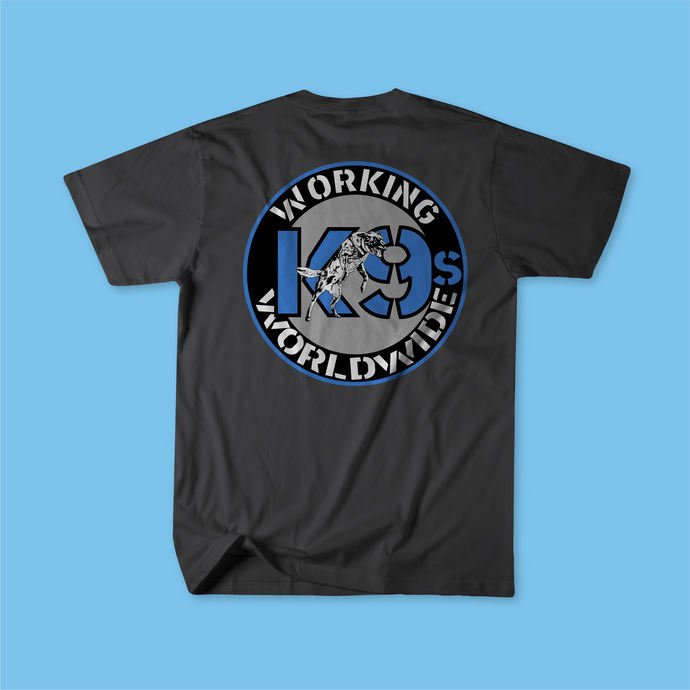 WK9WW Working K9s Worldwide Black T-shirt