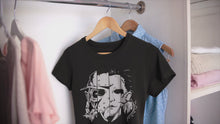 Load and play video in Gallery viewer, Horror Movie Halloween Scary Graphic T-Shirt
