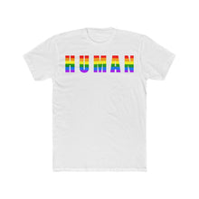 Load image into Gallery viewer, Pride HUMAN Men&#39;s Cotton Crew Tee
