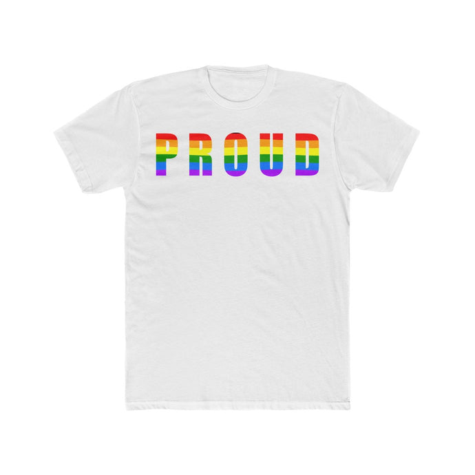 Pride PROUD Men's Cotton Crew Tee