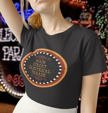 Load image into Gallery viewer, Disney Main Street Electrical Parade Vintage Logo T-shirt Design
