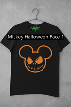 Load image into Gallery viewer, Disney Mickey Mouse Scary Halloween Face Unisex Cotton Tee
