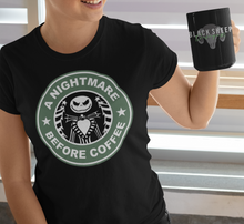 Load image into Gallery viewer, I&#39;m A Nightmare Before Coffee, Nightmare Before Christmas Inspired, Halloween, Fall Coffee T-Shirt and Hoodie
