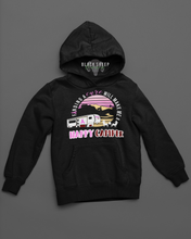 Load image into Gallery viewer, Finding a Cure Will Make Me A Happy Camper Fleece Hoodie
