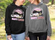 Load image into Gallery viewer, Finding a Cure Will Make Me A Happy Camper Fleece Hoodie
