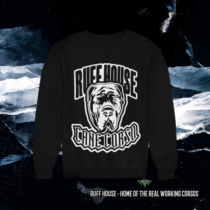 Ruff House Cane Corso Official Company Crewneck Fleece Sweatshirt