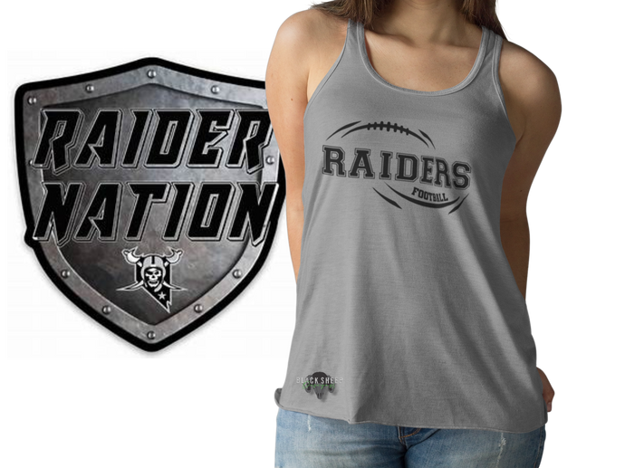 Las Vegas RAIDERS Football II Tailgate II Tank Hoodie Tshirts