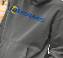 Load image into Gallery viewer, Los Angeles Rams Football II Tailgate II Rams Logo T-Shirt Hoodie
