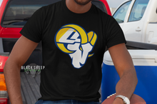 Load image into Gallery viewer, Los Angeles Rams Football II Tailgate II Rams Head Logo T-Shirt Hoodie
