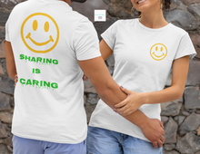 Load image into Gallery viewer, Sharing is Caring Smiley T-Shirt
