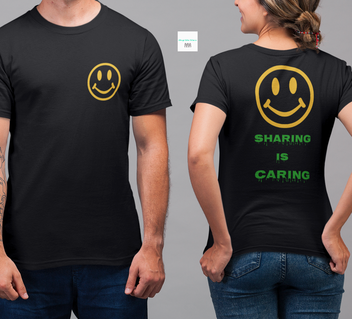 Sharing is Caring Smiley T-Shirt