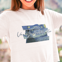 Load image into Gallery viewer, Van Gogh with the Flow Cropped Tee
